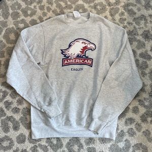 Light Grey American University Sweatshirt